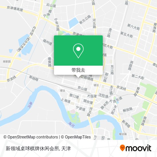 新领域桌球棋牌休闲会所地图