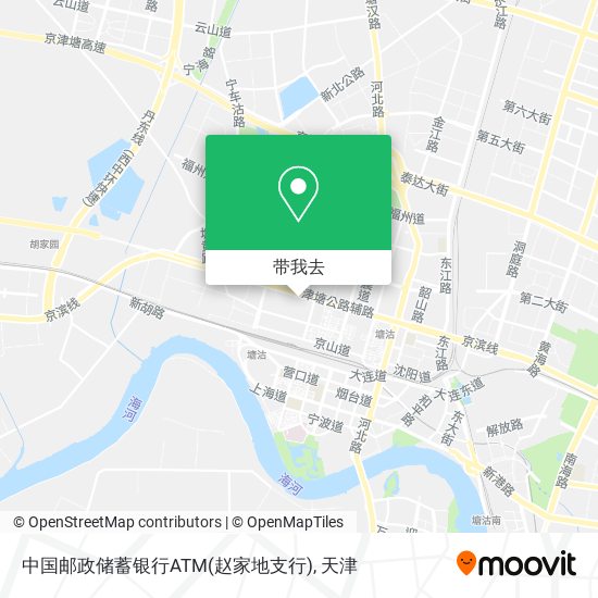 中国邮政储蓄银行ATM(赵家地支行)地图