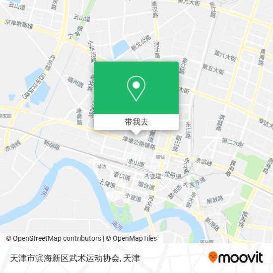 天津市滨海新区武术运动协会地图