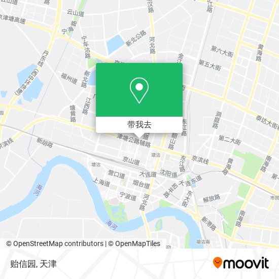 贻信园地图