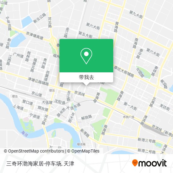 三奇环渤海家居-停车场地图
