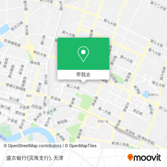 盛京银行(滨海支行)地图