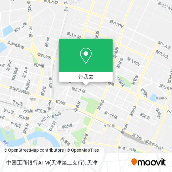 中国工商银行ATM(天津第二支行)地图