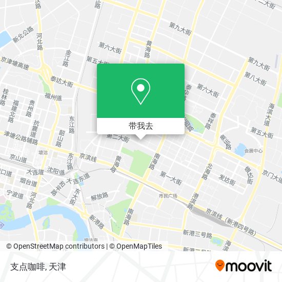 支点咖啡地图