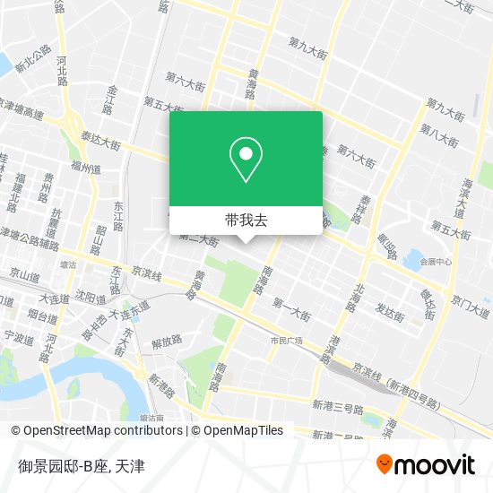 御景园邸-B座地图