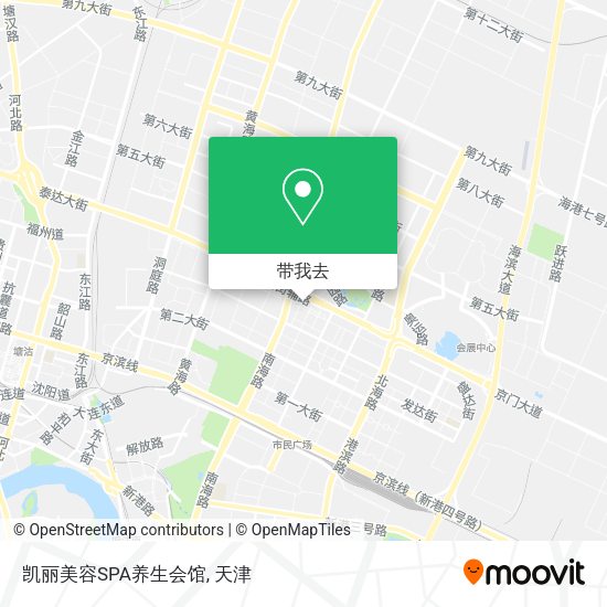 凯丽美容SPA养生会馆地图