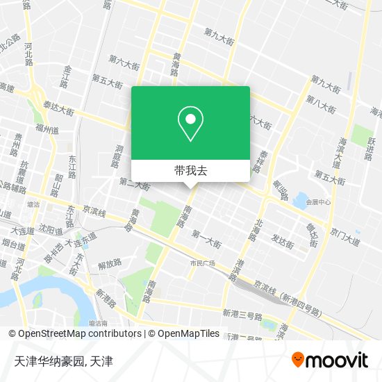 天津华纳豪园地图