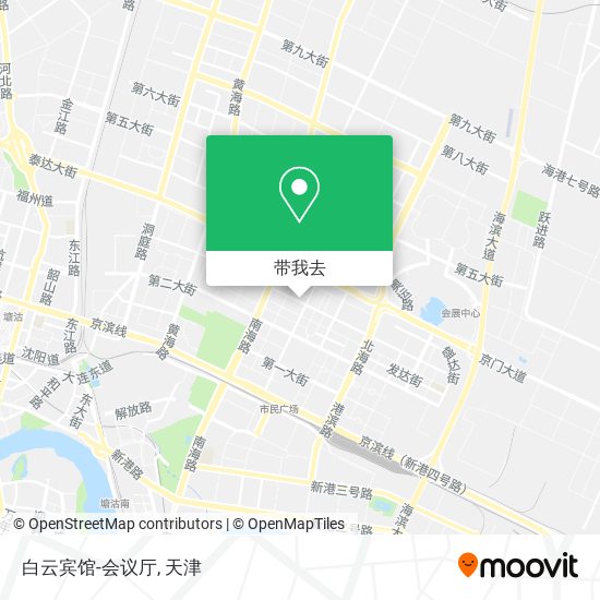 白云宾馆-会议厅地图