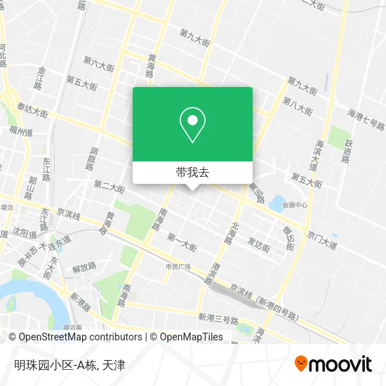 明珠园小区-A栋地图