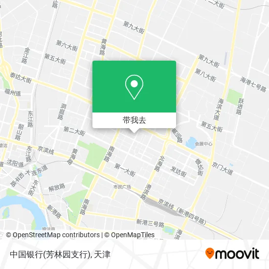 中国银行(芳林园支行)地图
