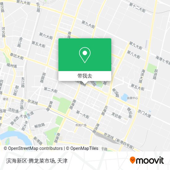 滨海新区·腾龙菜市场地图