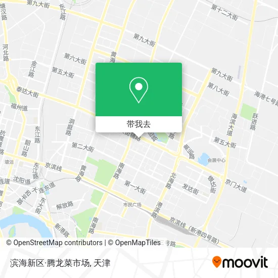 滨海新区·腾龙菜市场地图