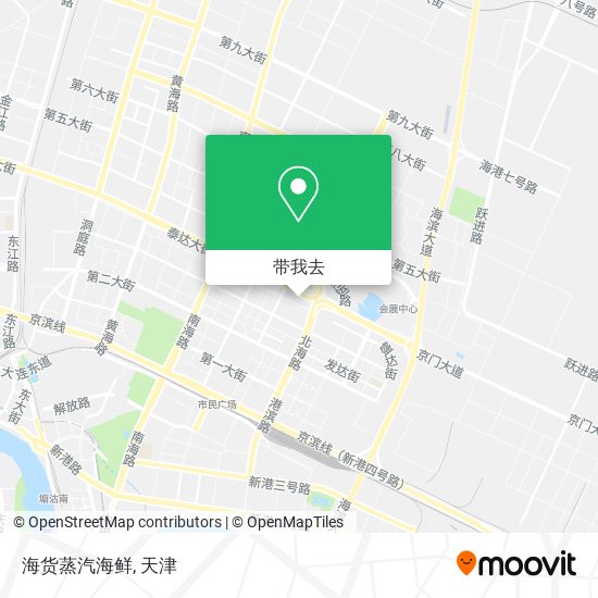 海货蒸汽海鲜地图