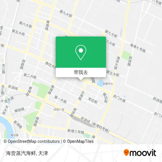 海货蒸汽海鲜地图