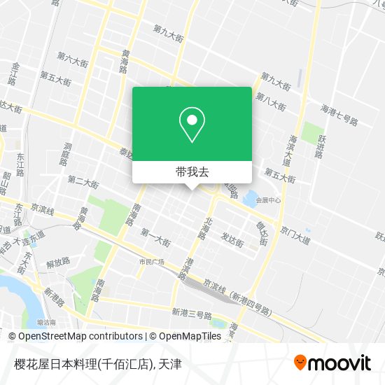 樱花屋日本料理(千佰汇店)地图