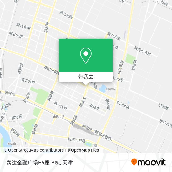 泰达金融广场E6座-B栋地图