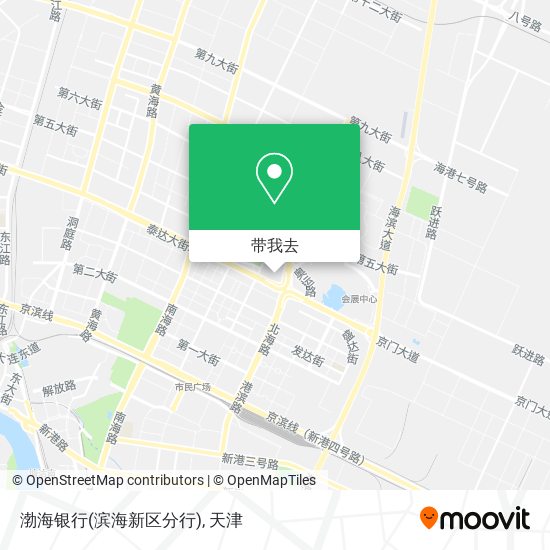 渤海银行(滨海新区分行)地图