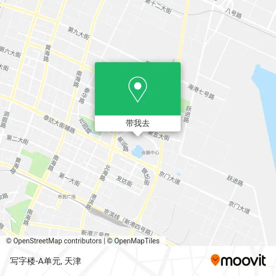 写字楼-A单元地图
