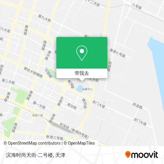 滨海时尚天街-二号楼地图