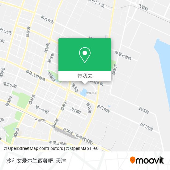 沙利文爱尔兰西餐吧地图