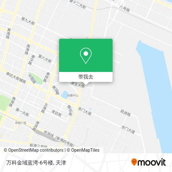 万科金域蓝湾-6号楼地图