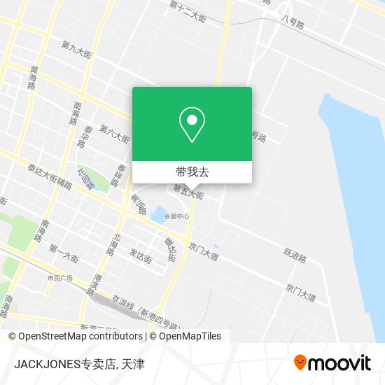 JACKJONES专卖店地图
