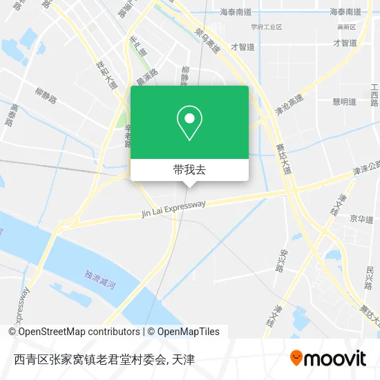 西青区张家窝镇老君堂村委会地图