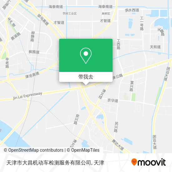 天津市大昌机动车检测服务有限公司地图