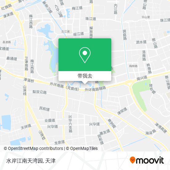 水岸江南天湾园地图