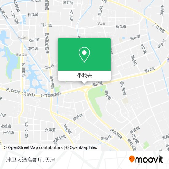 津卫大酒店餐厅地图