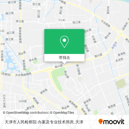 天津市人民检察院-办案及专业技术用房地图