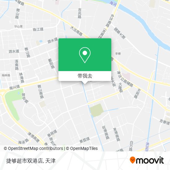 捷够超市双港店地图