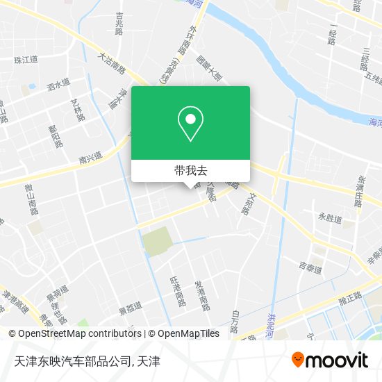 天津东映汽车部品公司地图