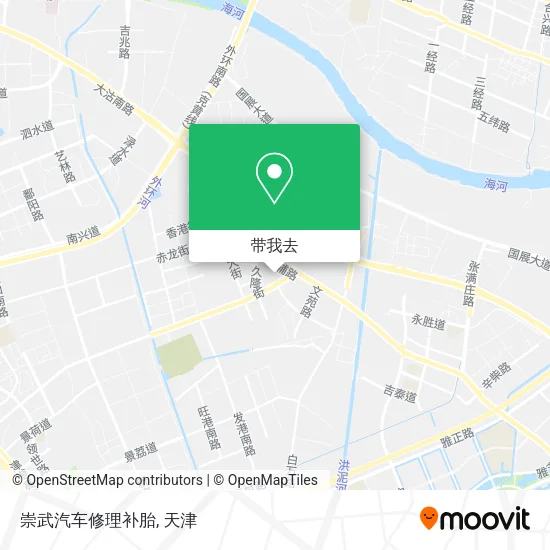 崇武汽车修理补胎地图