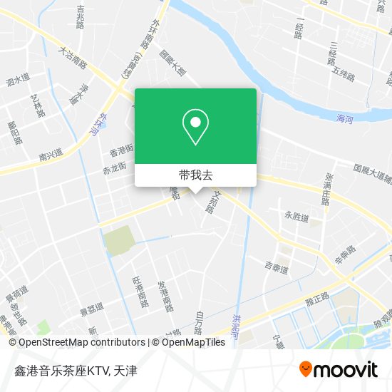 鑫港音乐茶座KTV地图