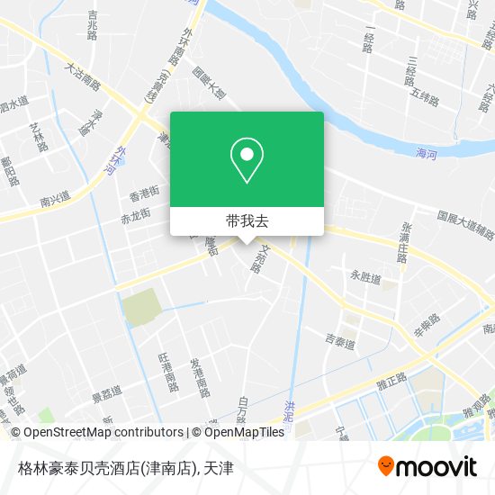 格林豪泰贝壳酒店(津南店)地图