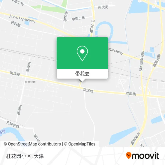 桂花园小区地图
