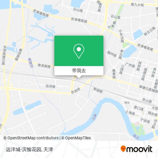 远洋城-滨愉花园地图