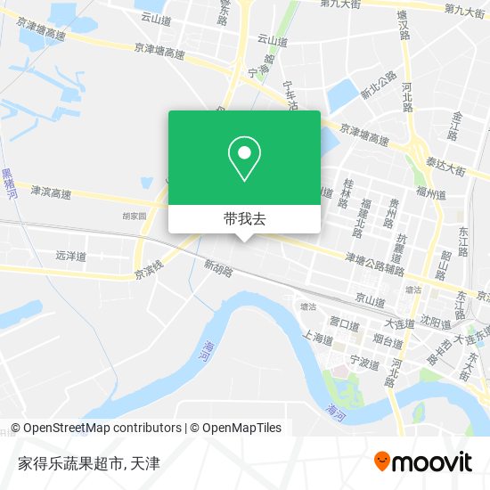 家得乐蔬果超市地图