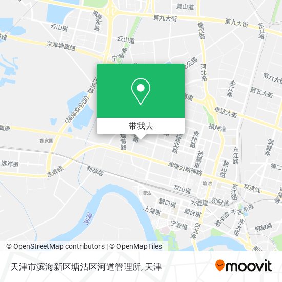 天津市滨海新区塘沽区河道管理所地图