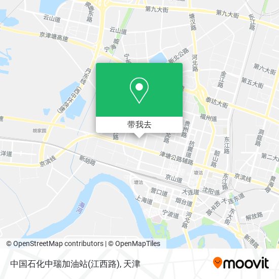 中国石化中瑞加油站(江西路)地图