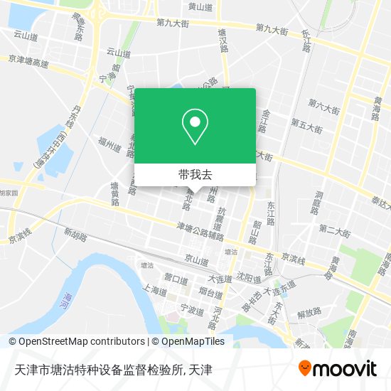 天津市塘沽特种设备监督检验所地图