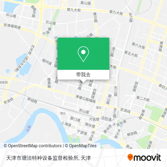 天津市塘沽特种设备监督检验所地图