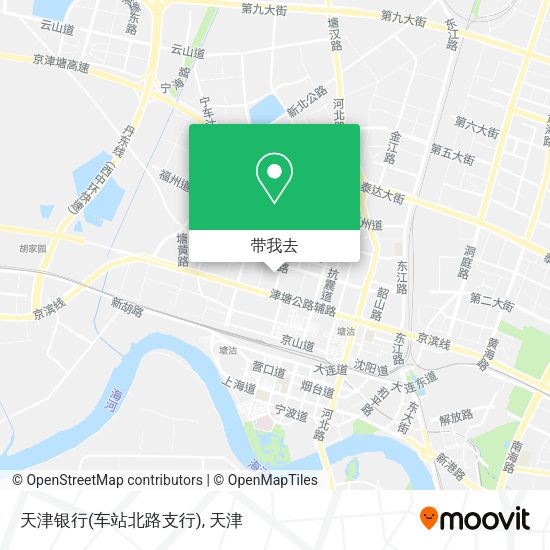 天津银行(车站北路支行)地图