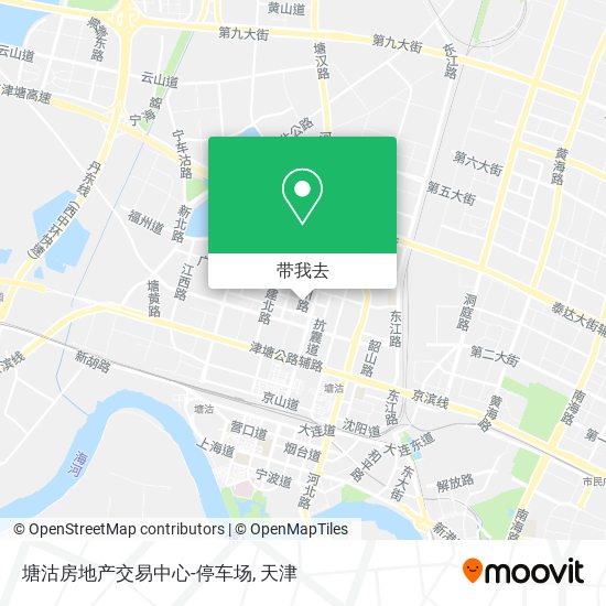 塘沽房地产交易中心-停车场地图