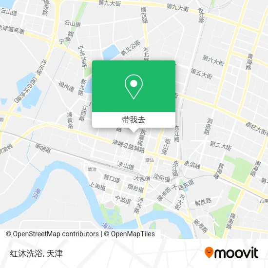 红沐洗浴地图