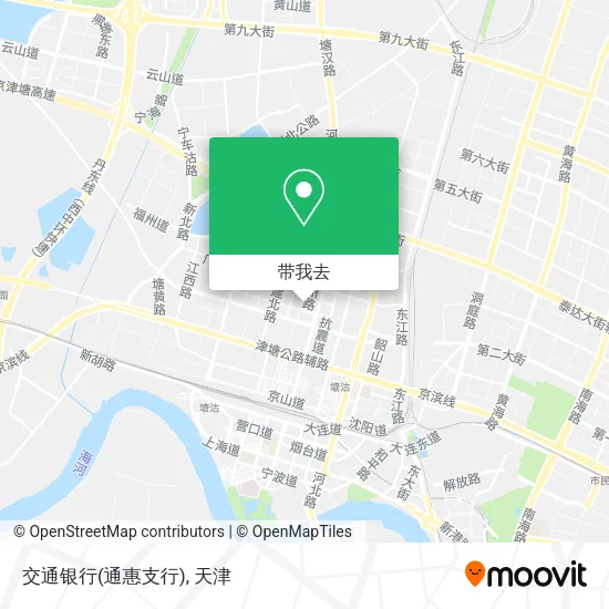 交通银行(通惠支行)地图