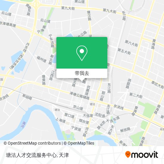 塘沽人才交流服务中心地图