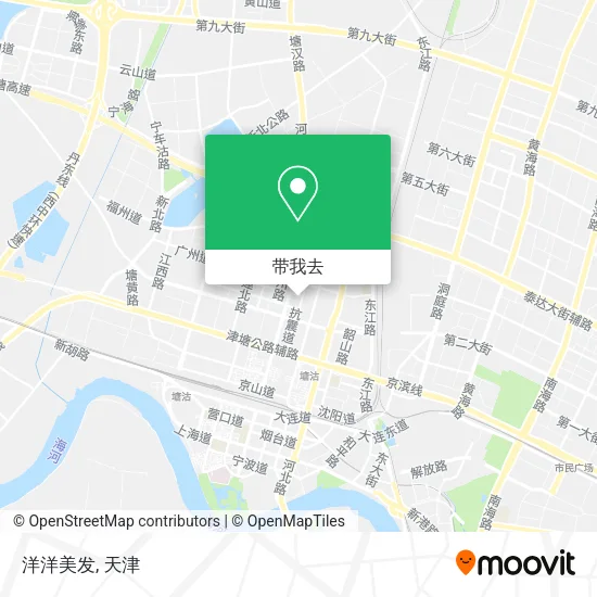 洋洋美发地图