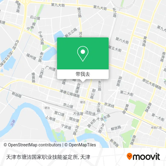 天津市塘沽国家职业技能鉴定所地图